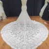Luxurious Sequin V Neck Low Back Mermaid Wedding Dress TN125 - Image 4