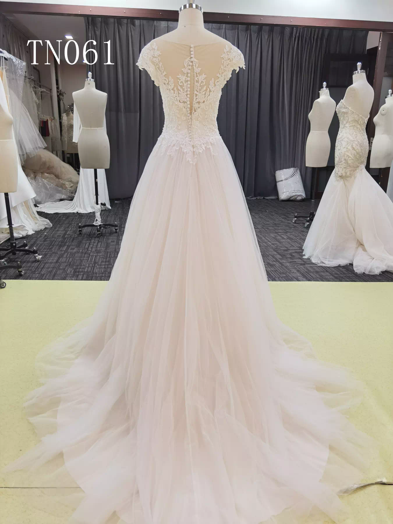 Simple white satin long prom dress, white evening dress – dresstby