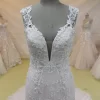 Sexy Deep V Neck and Deep Open V Back Mermaid Dress TN082 - Image 3